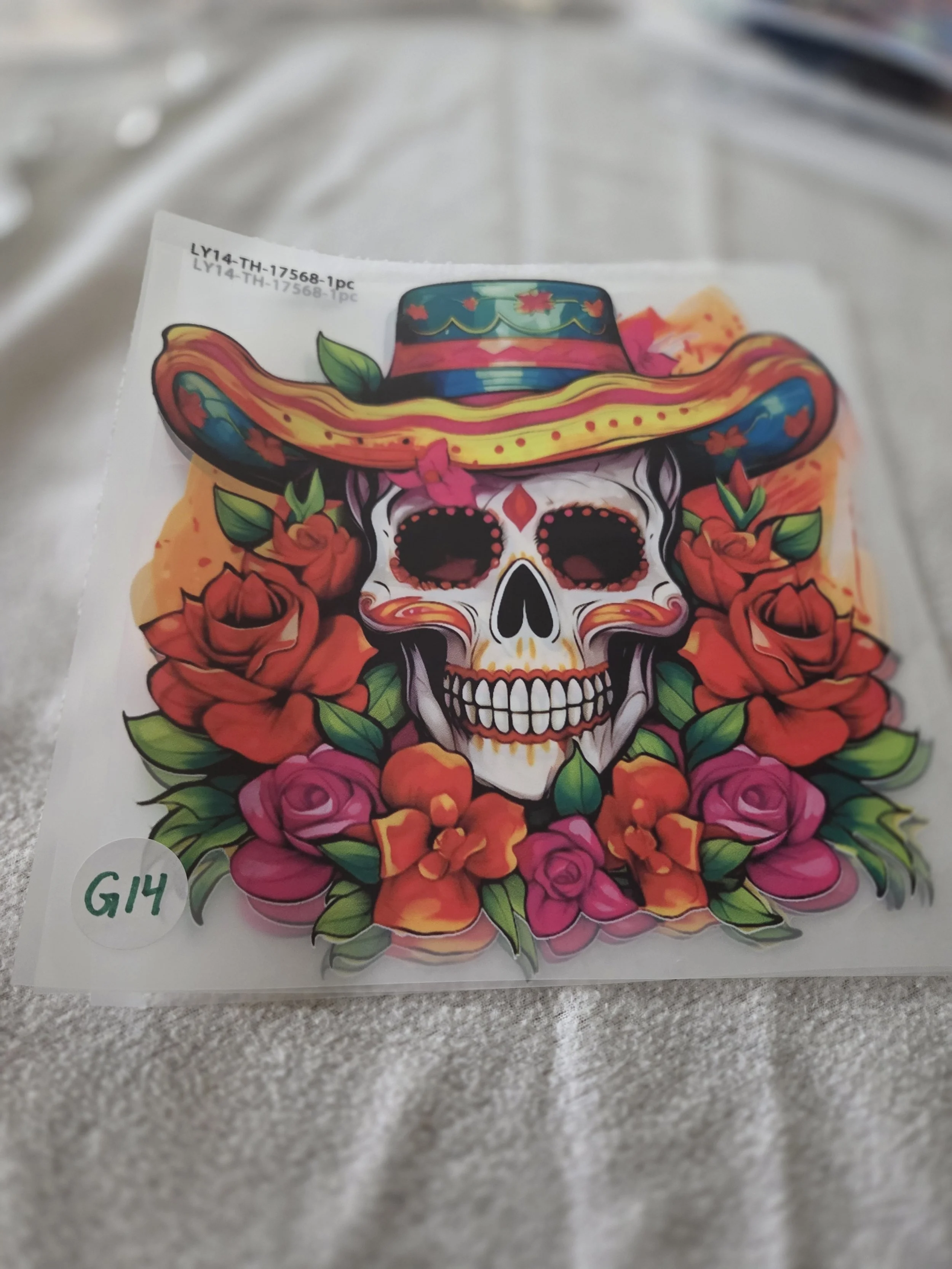 Goth heat Transfers G19