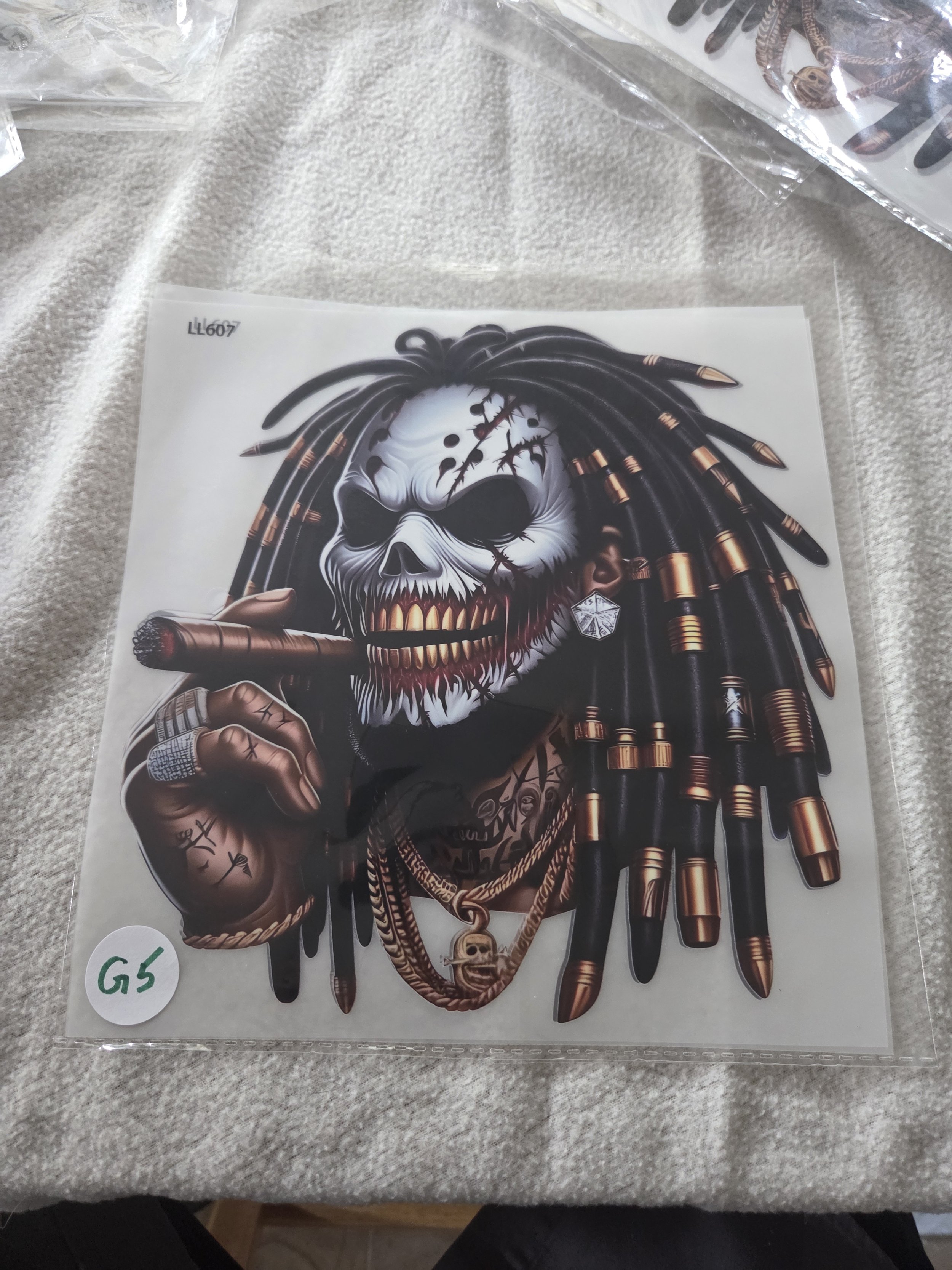 Goth heat Transfers G23