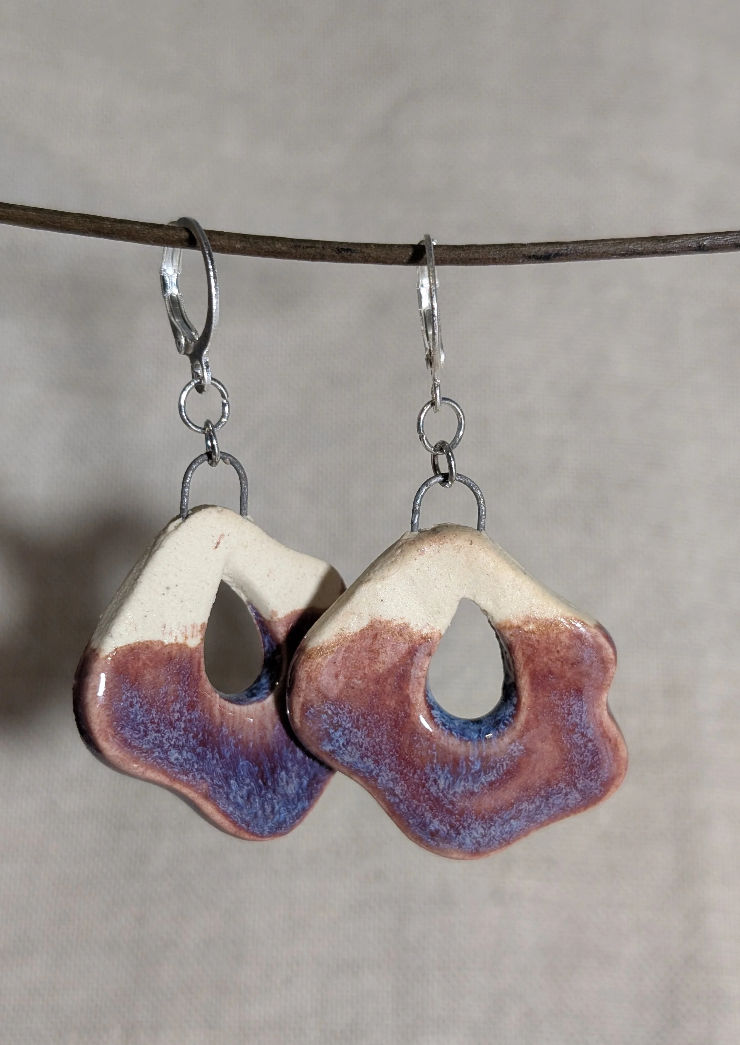 Boucles d'oreilles ondulées
