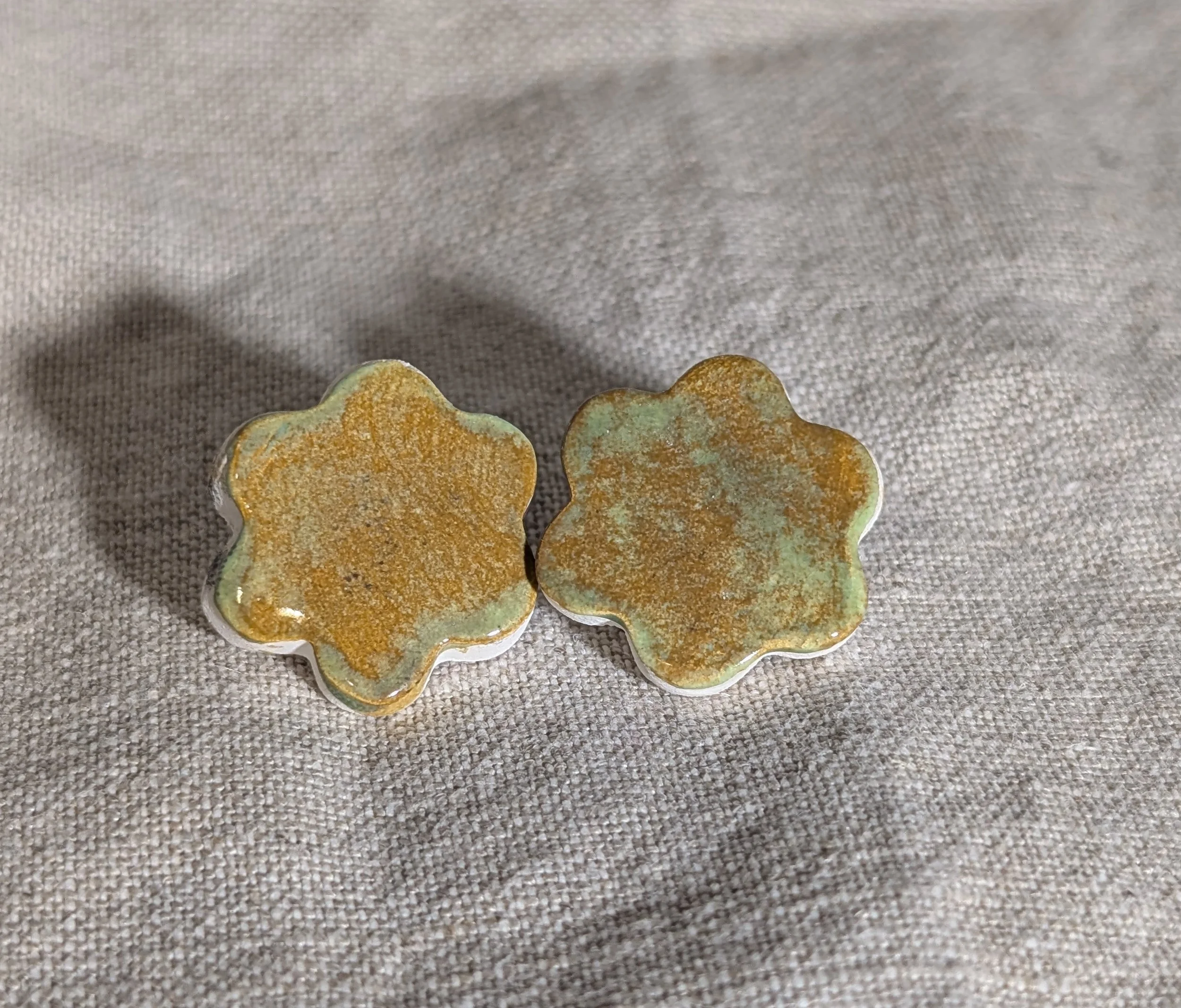 Boucles d'oreilles en fleur