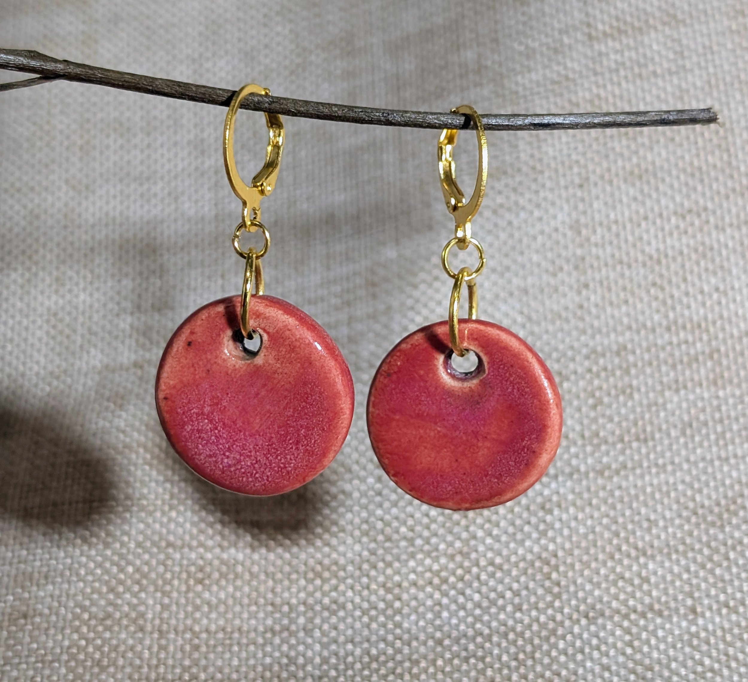 Boucles d'oreilles en cercle