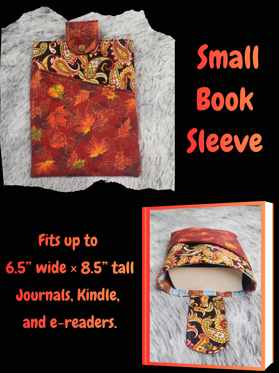 Small Book Sleeve - Fall Leaves