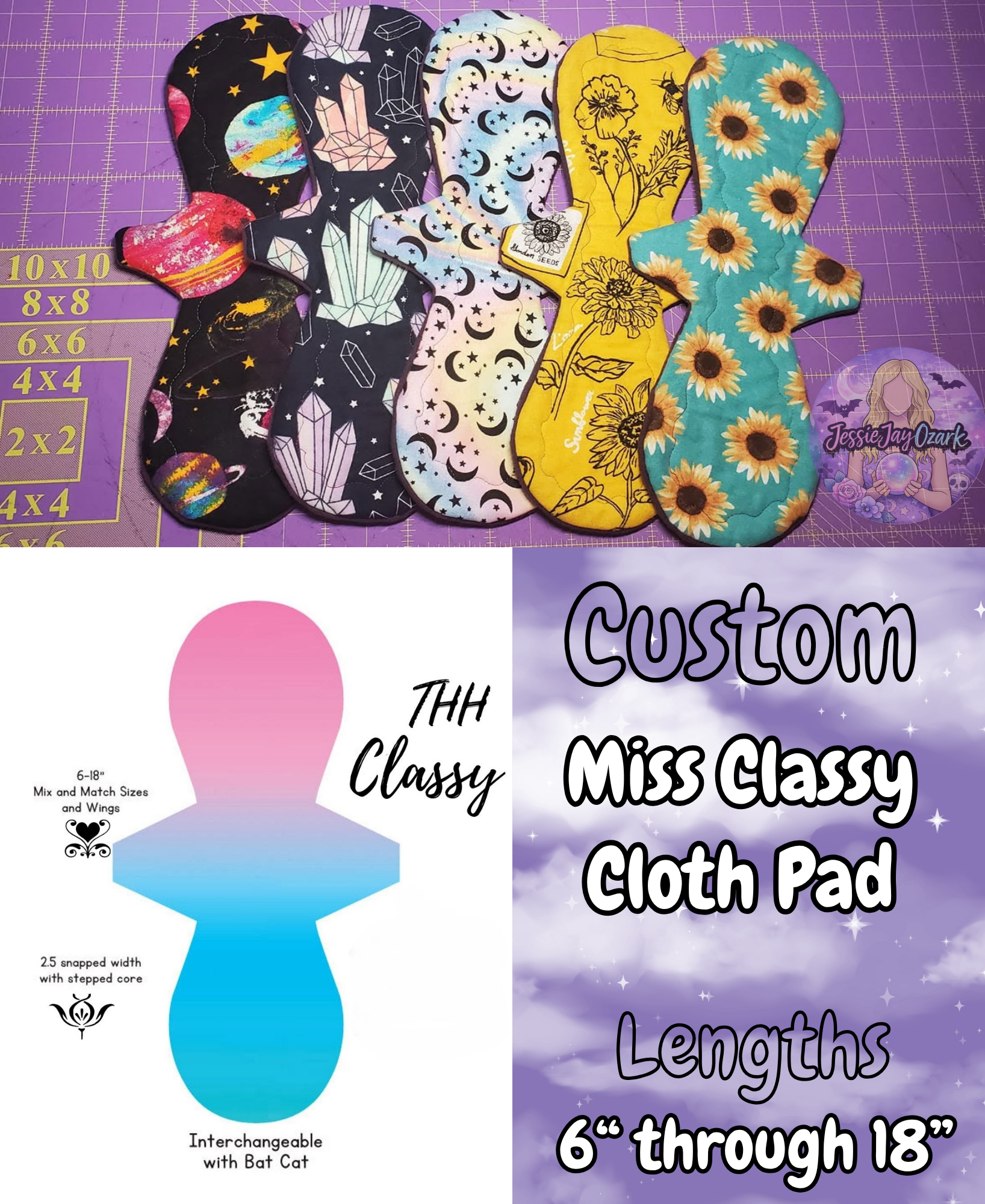 Custom Miss Classy Cloth Pad