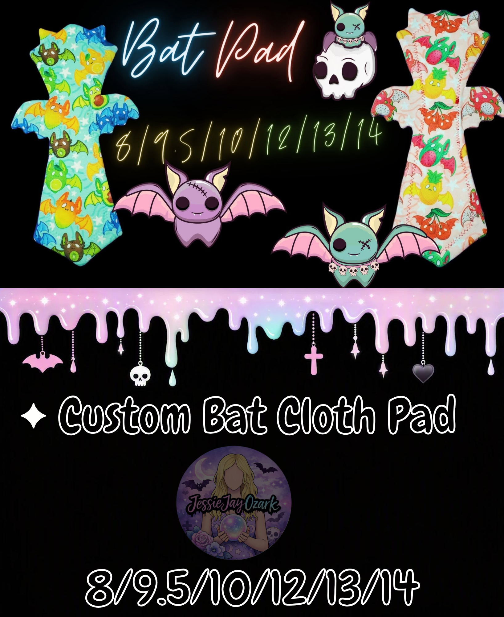 Custom Signit Bat Cloth Pad