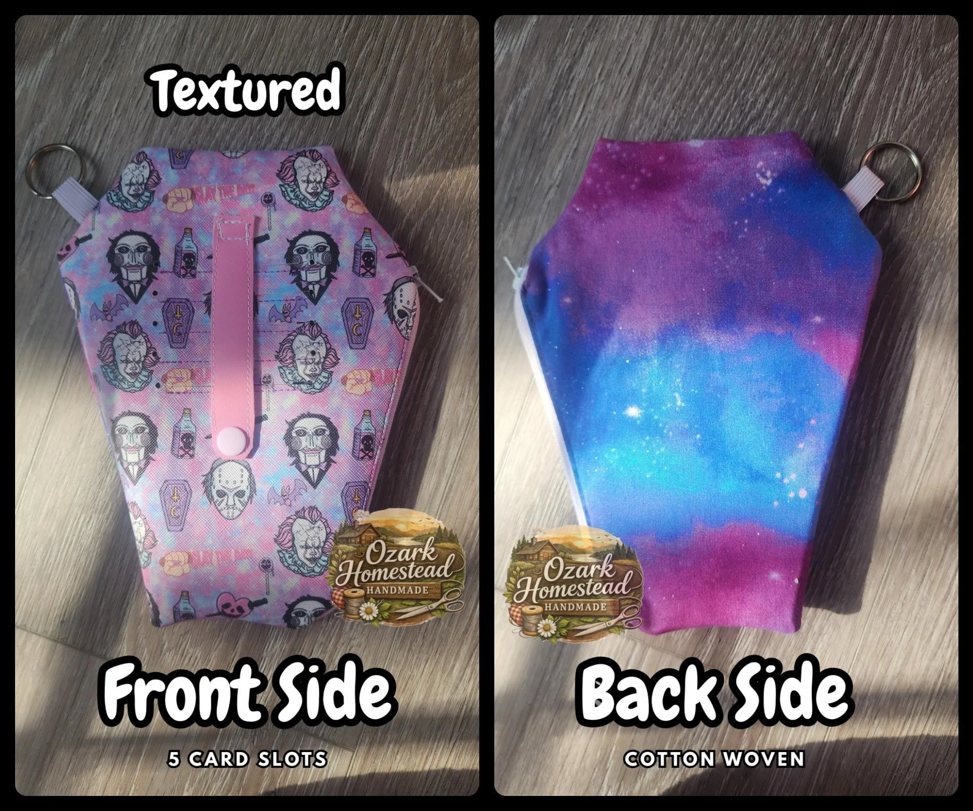Pastel Horror‑Inspired Coffin Wallet