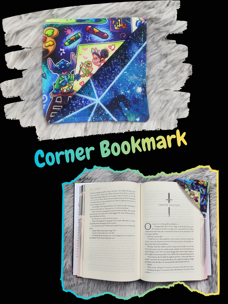 Corner Bookmark – Stitch