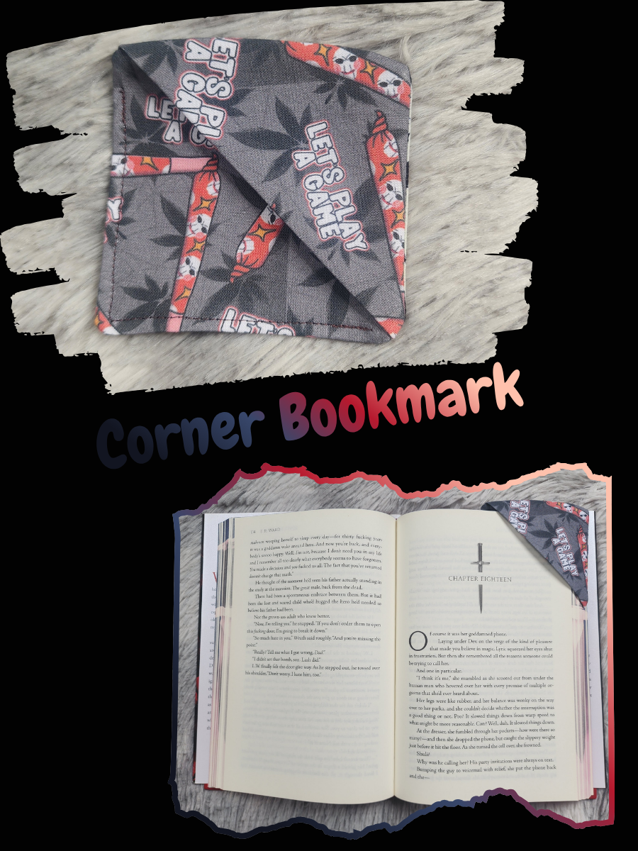 Corner Bookmark - Let's Play a Game 420