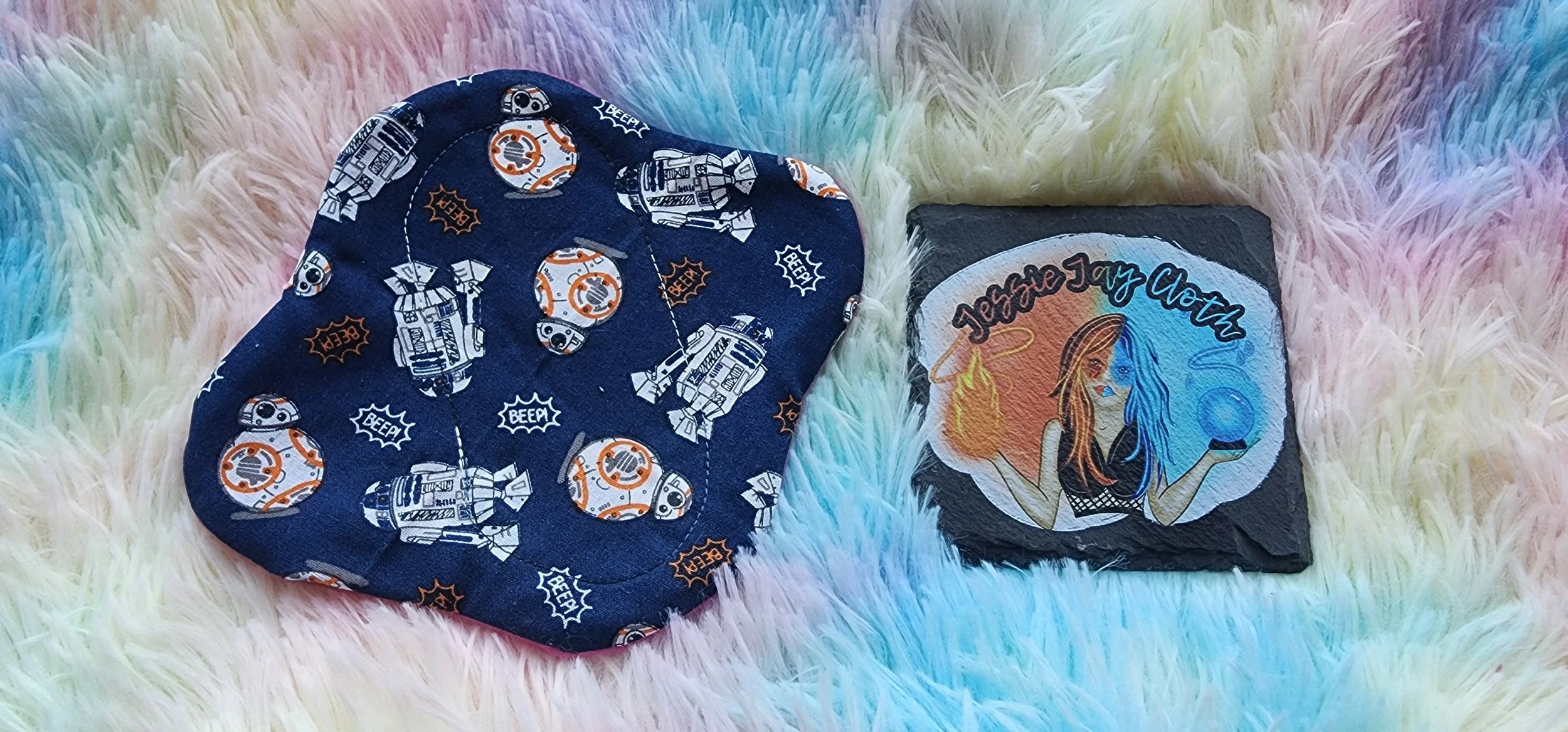 6-inch, Light, Classic Curvy, Cloth Pad | 2.5" or 2.75" Snapped Width