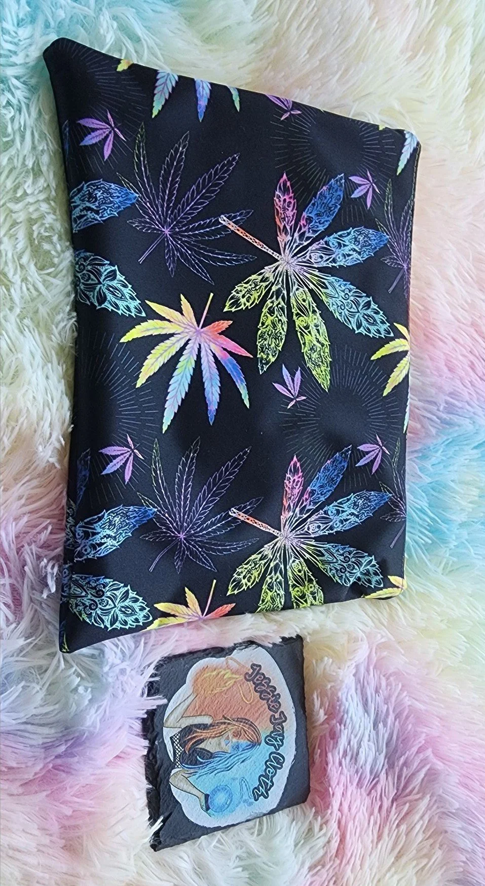 Small Zipper Closure Wet Bag | 420 Exotic Leaves