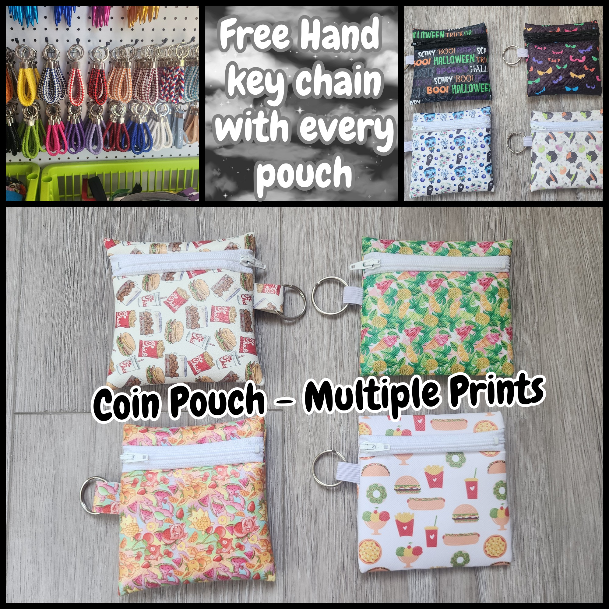 4" x 4" Coin Purse | Variety of Prints
