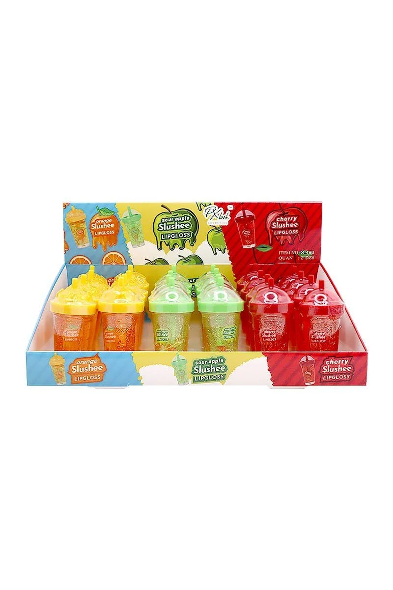 Slushee Lip Gloss | Orange, Sour Apple, & Cherry
