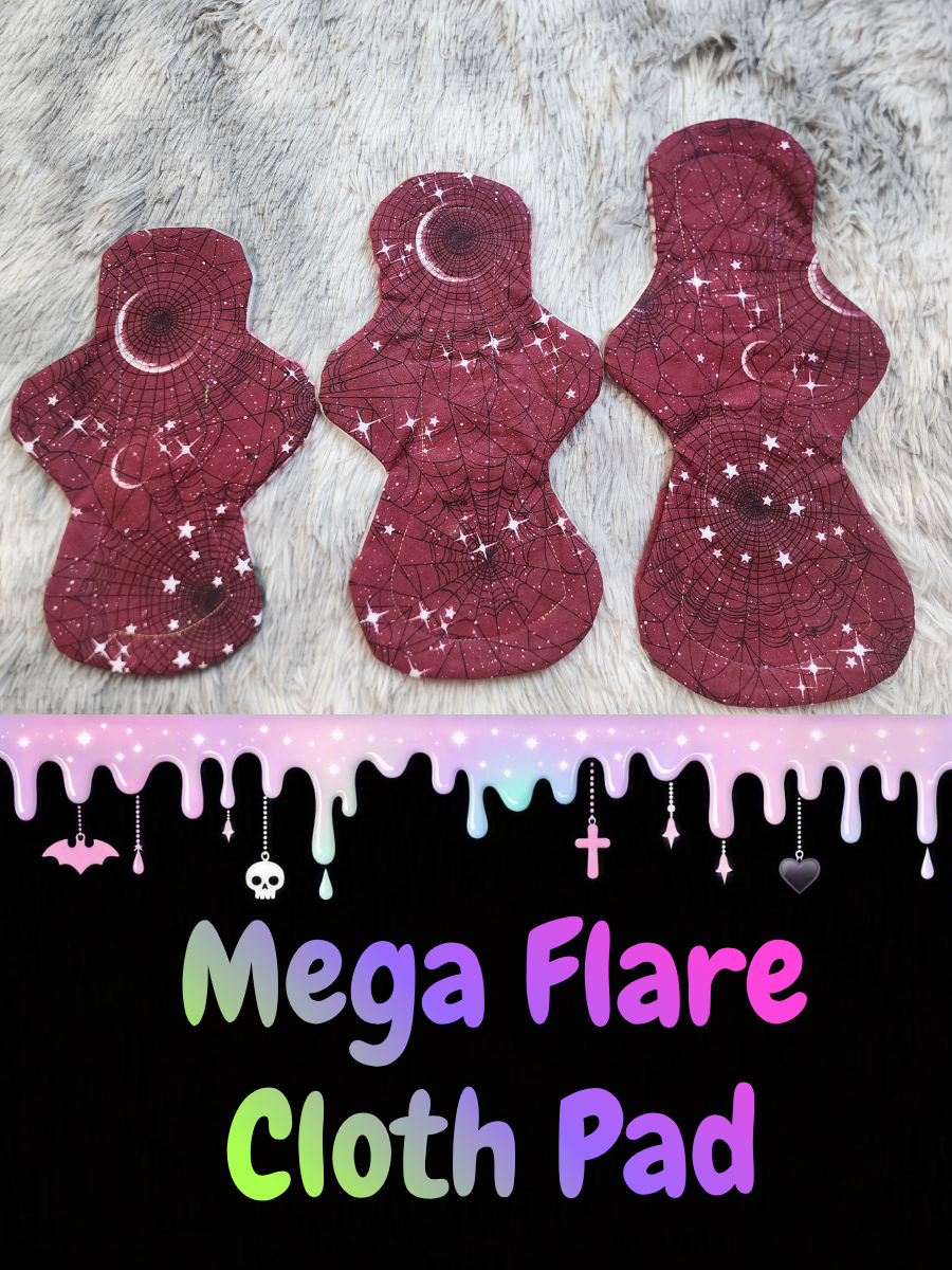 Mega Flare Cloth Pad - Celestial Webs