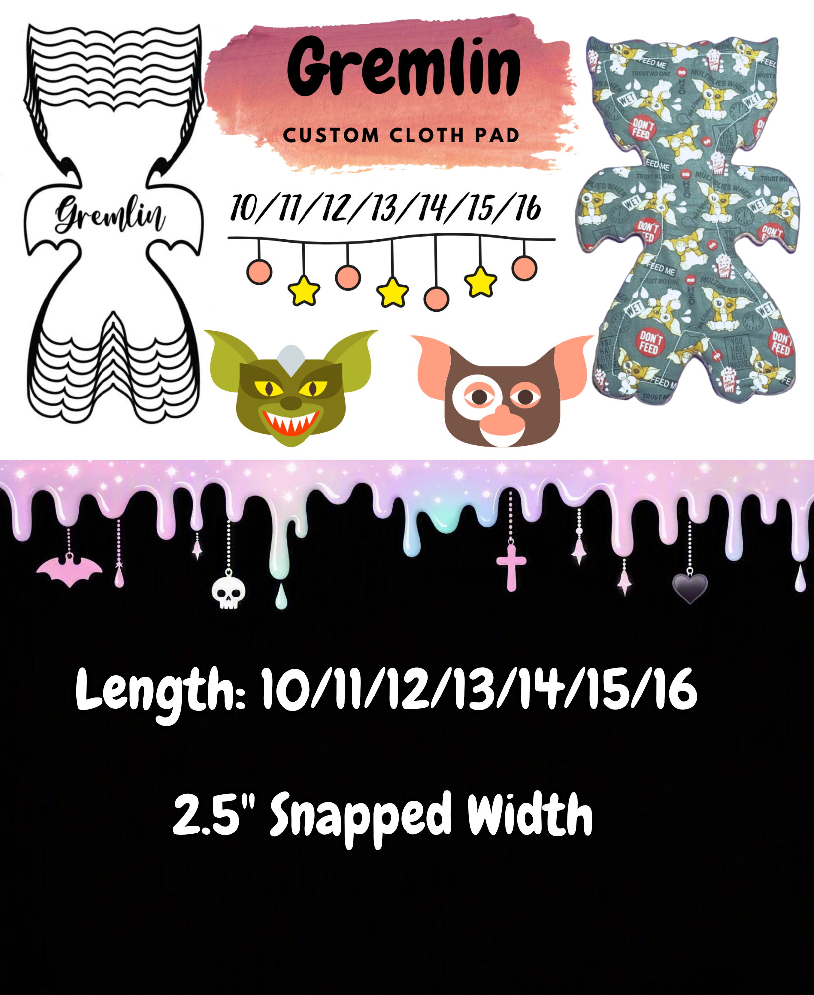 Custom Gremlin Cloth Pad