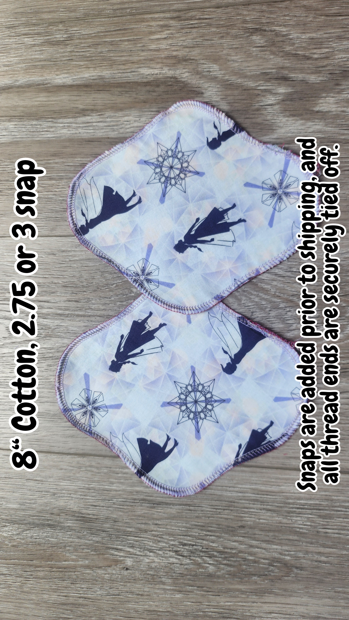 8 Inch Reusable Daily Panty Liners | Cotton Woven