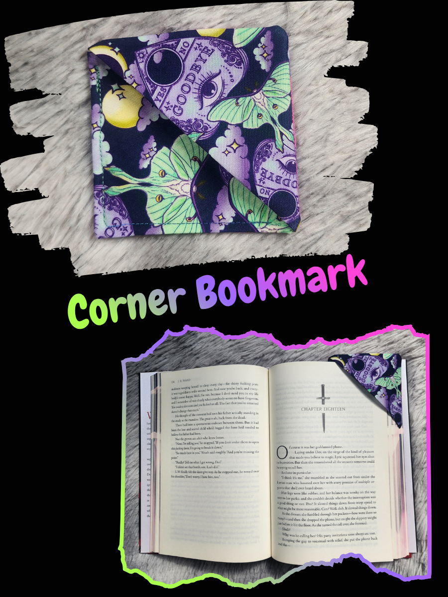 Corner Bookmark - Moonlit Messages