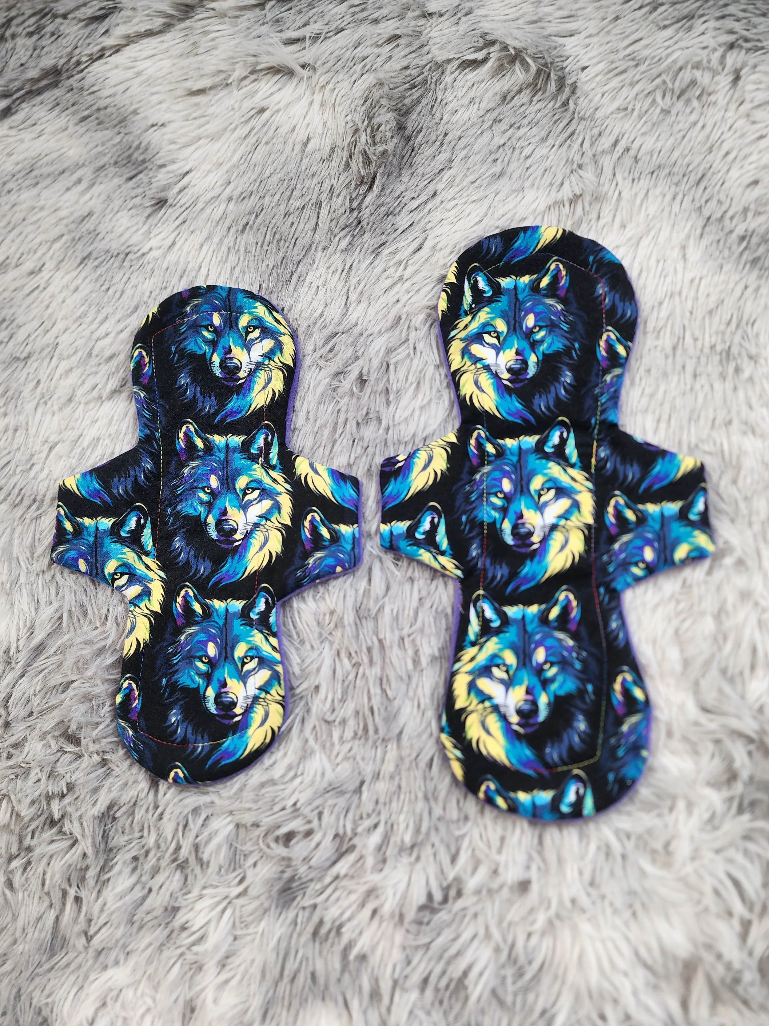 Mega Cloth Pad - Vibrant Wolf