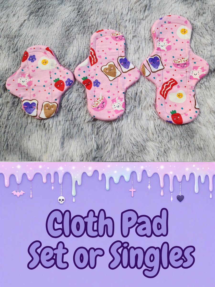 Classic Curvy Cloth Pad - Breakfast Cutie