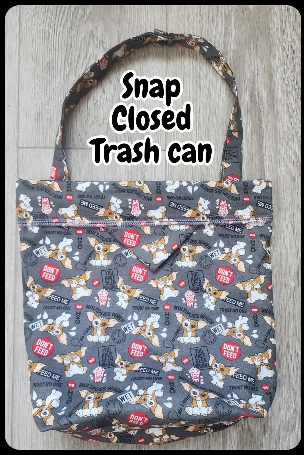 Snap‑Closed Hanging Car Trash Bag | Gremlin
