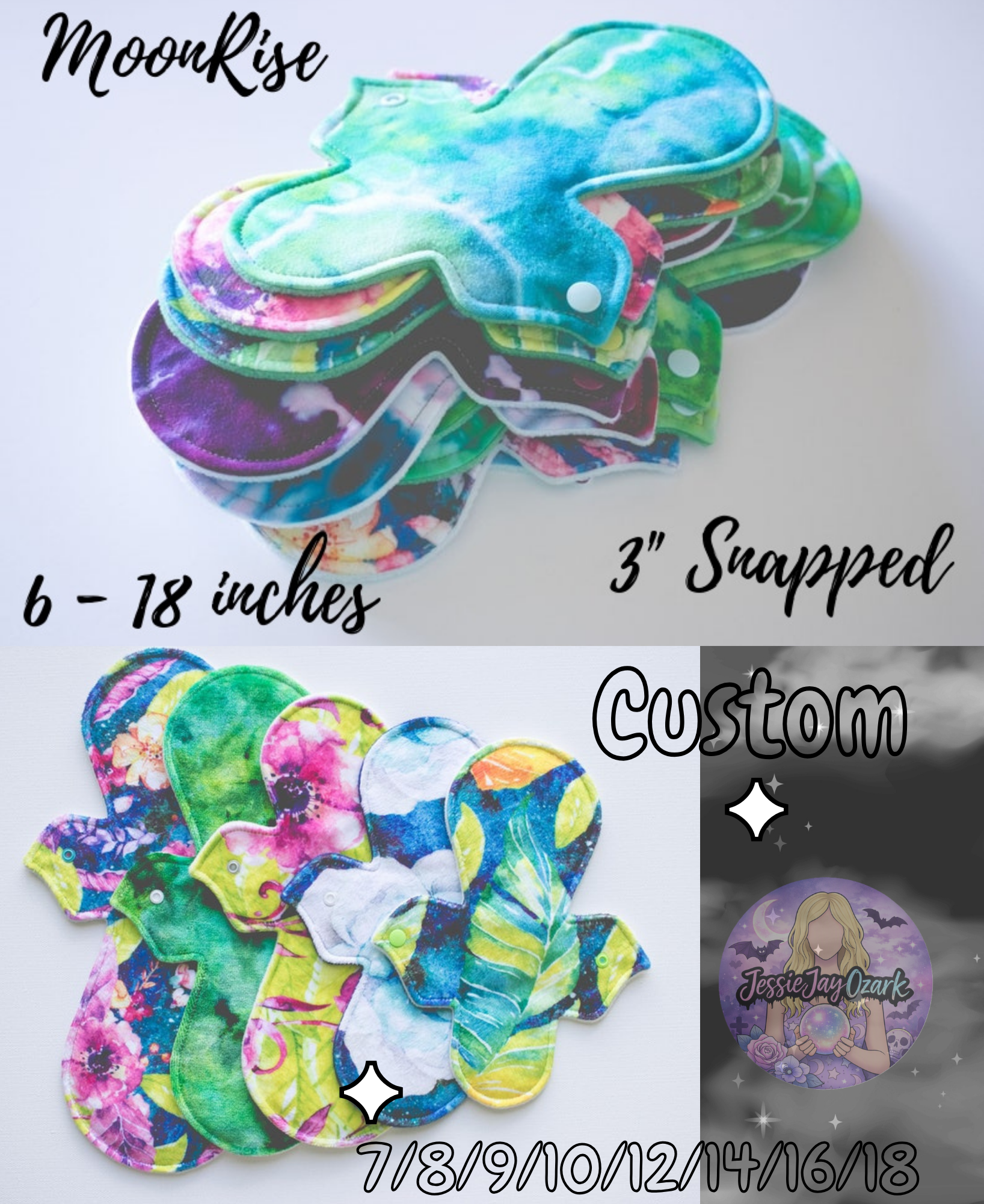 Custom Moonrise Cloth Pad
