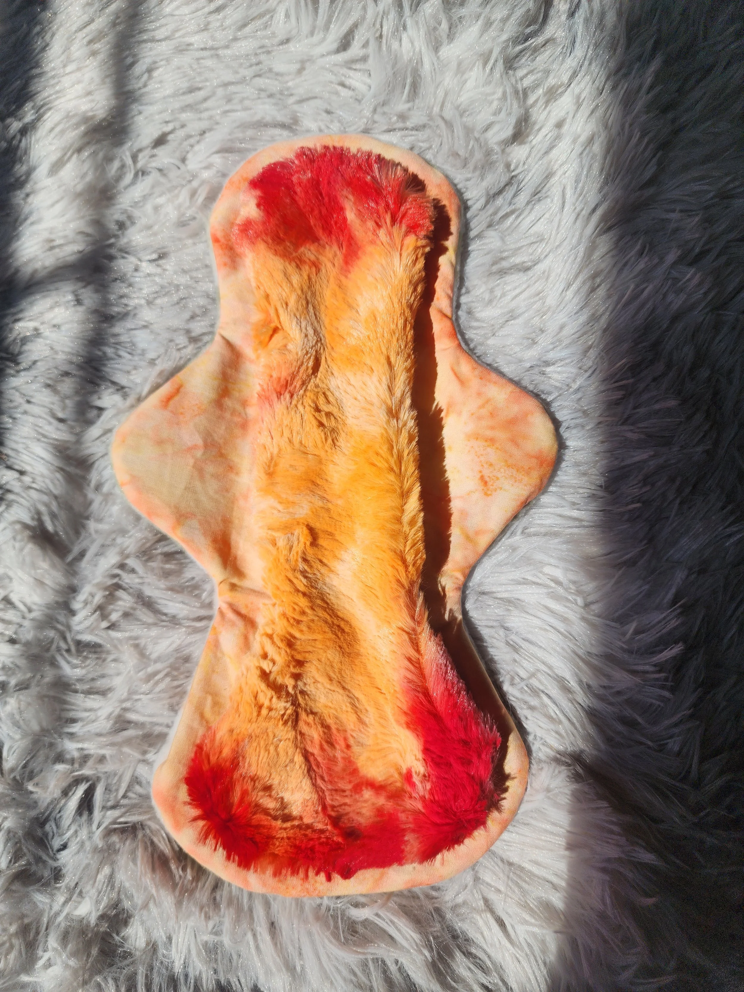 12" Mega Flare Cloth Pad | Minky Exposed Core