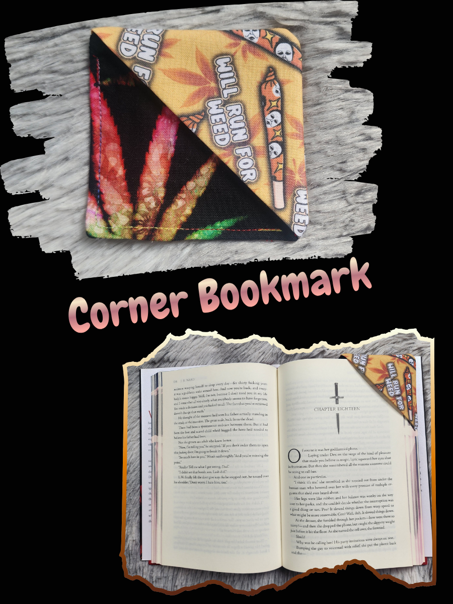 Corner Bookmark - Will Run for Weed