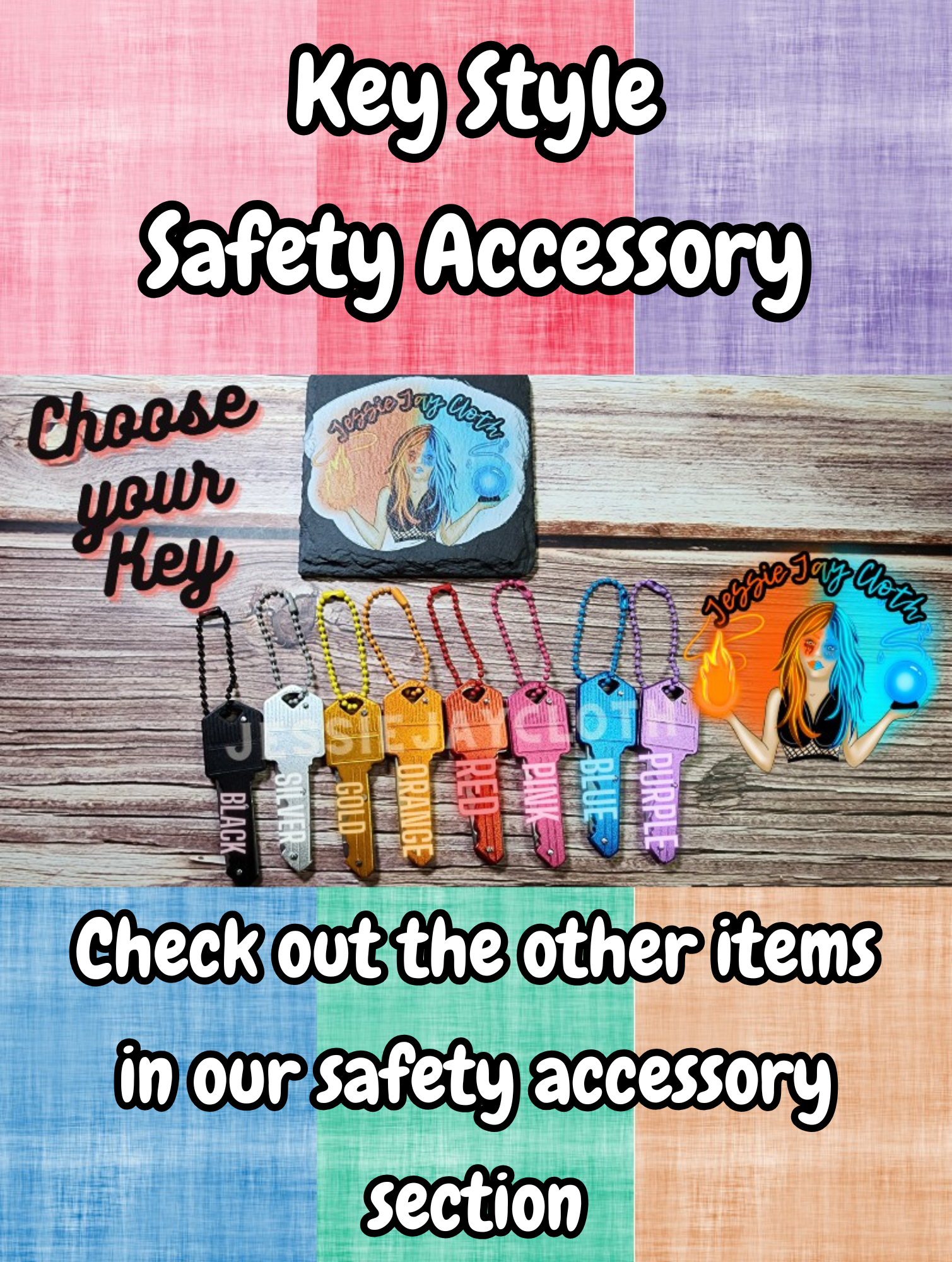 Personal Safety Keychain | Key Style