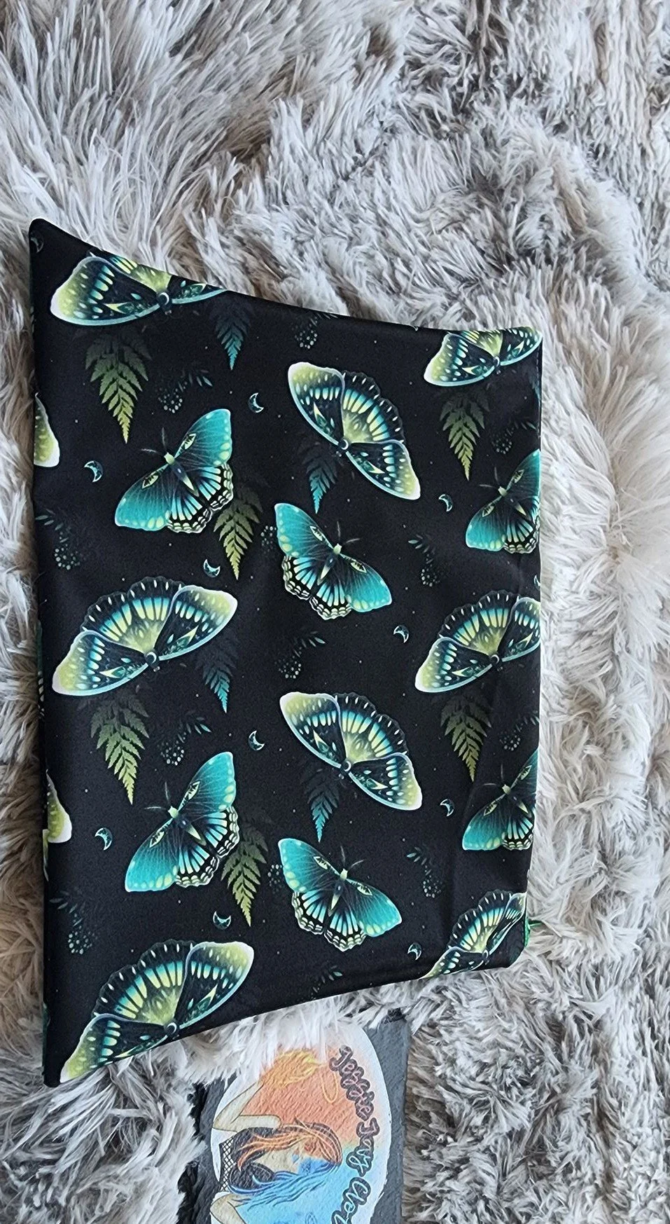 Small Zipper Closure Wet Bag | Glowing Moth