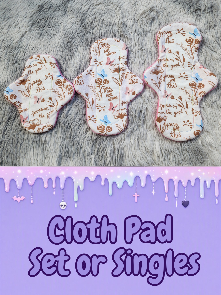 Classic Curvy Cloth Pad - Mental Health Awareness