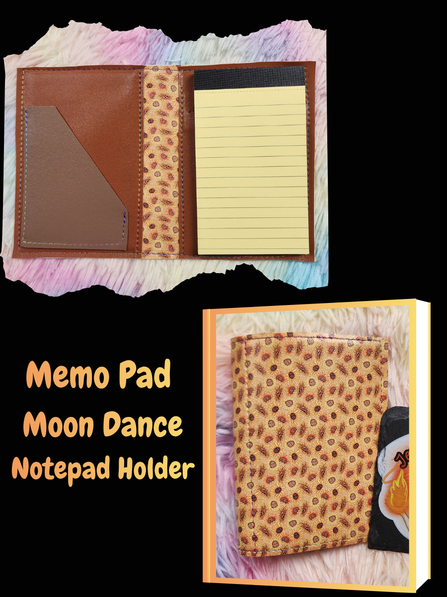 Moon Dance Notepad Holder | Horror Face Sunflower
