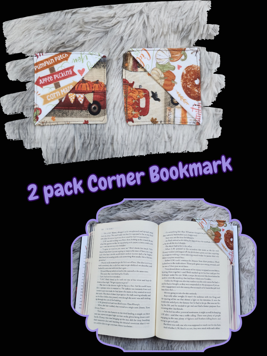 Corner Bookmarks – 2 Pack Fall