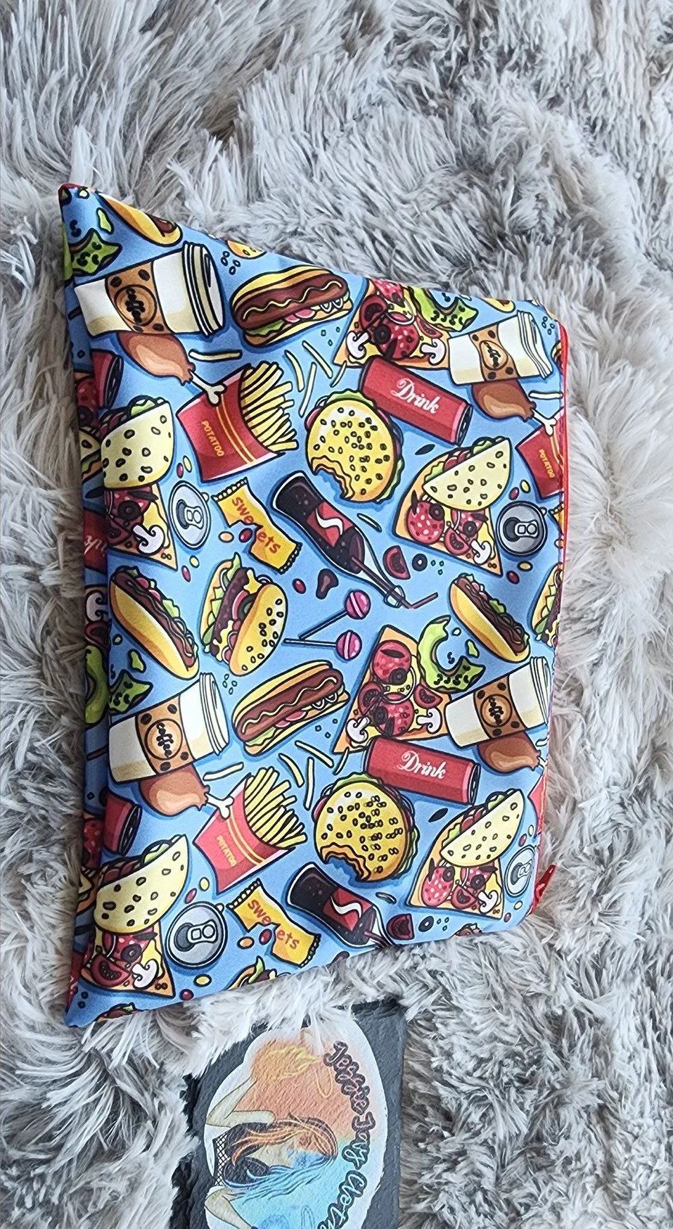 Small Zipper Closure Wet Bag | Fast Food