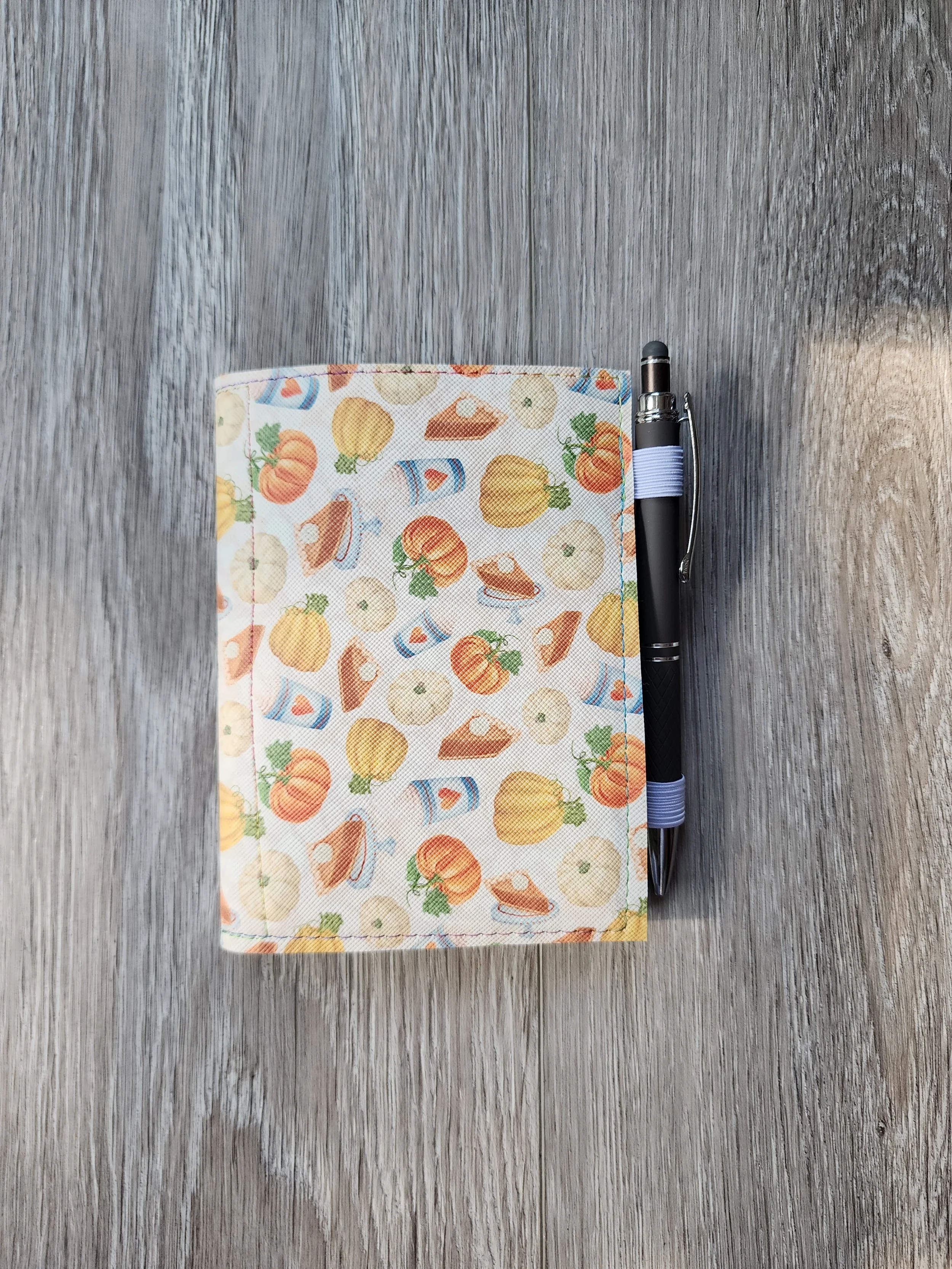 Moon Dance Notepad Holder | Memo Pad 3 x 5 inch | Fall, Pumpkin Pie, Drink