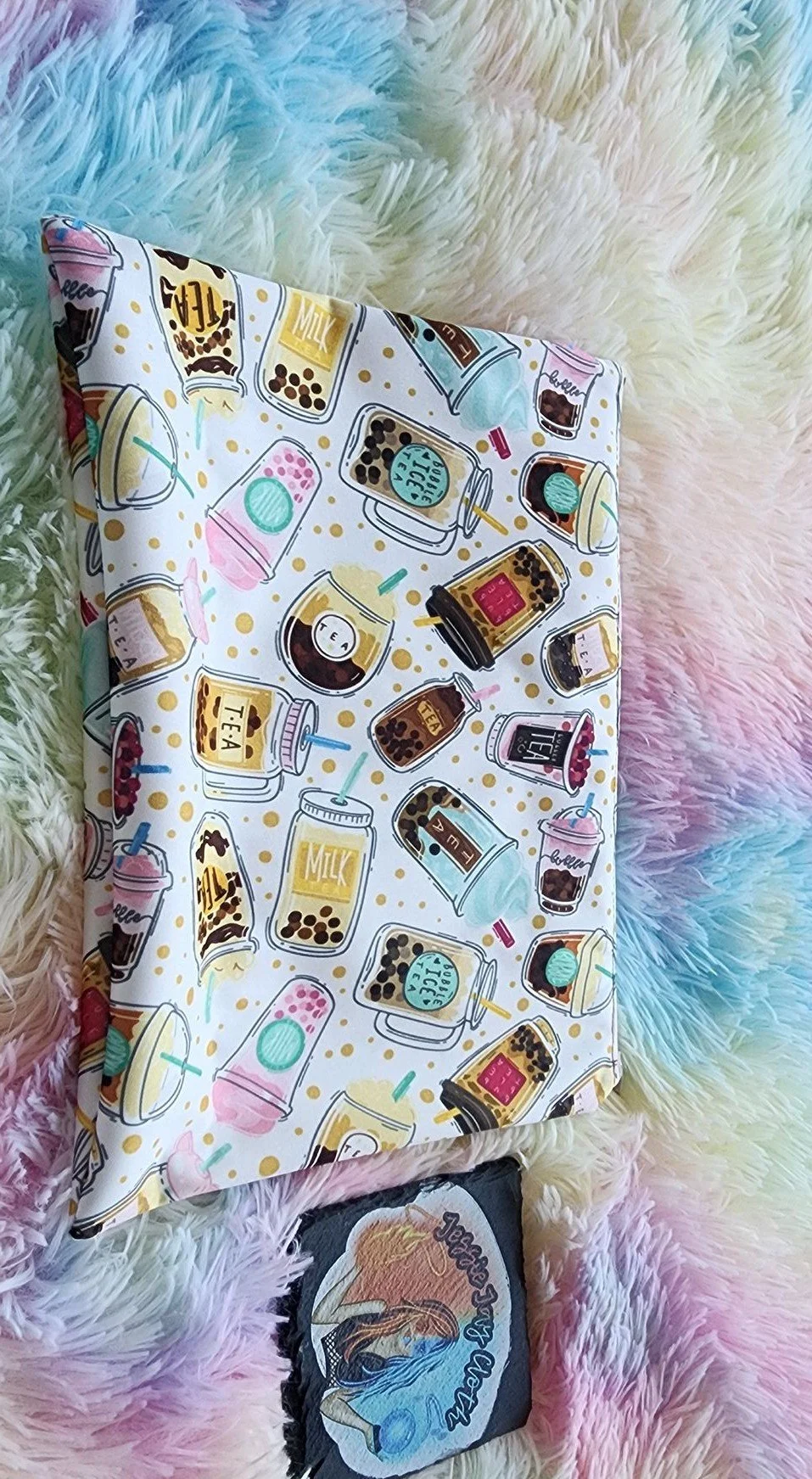 Small Zipper Closure Wet Bag | Boba Tea Drink