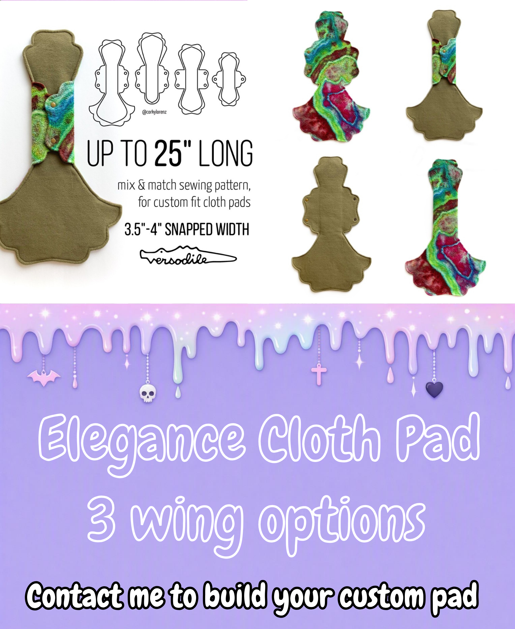 Custom Elegance Cloth Pad | Contact me to build