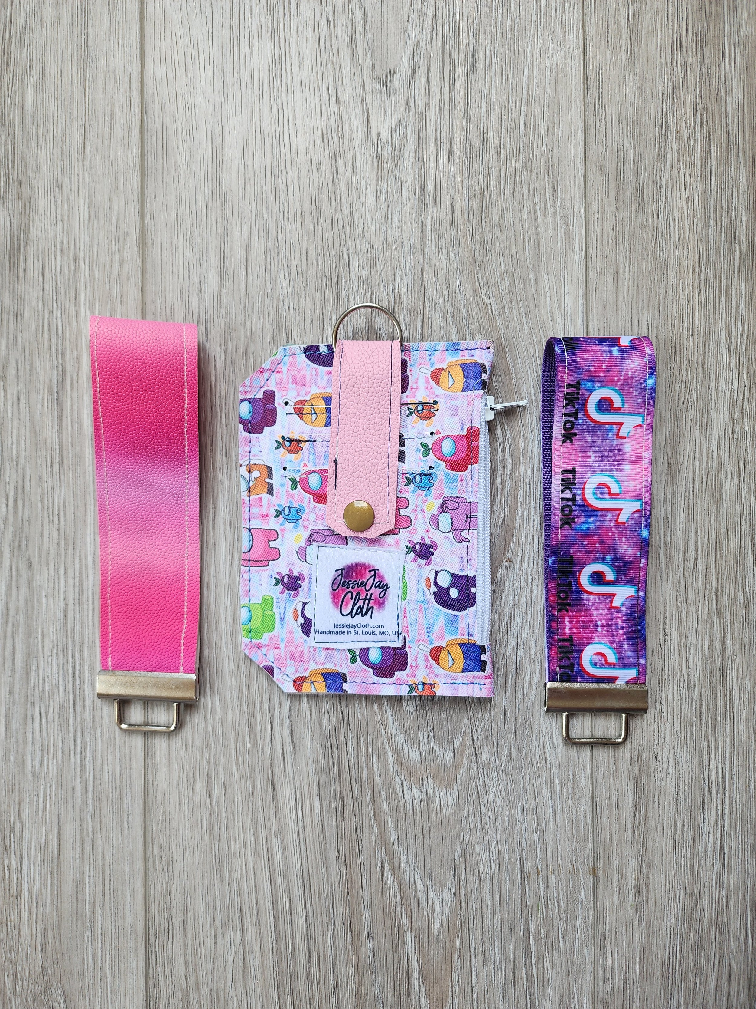 Pocket Pal Wallet + Wristlet Key Fob | Pink Imposter
