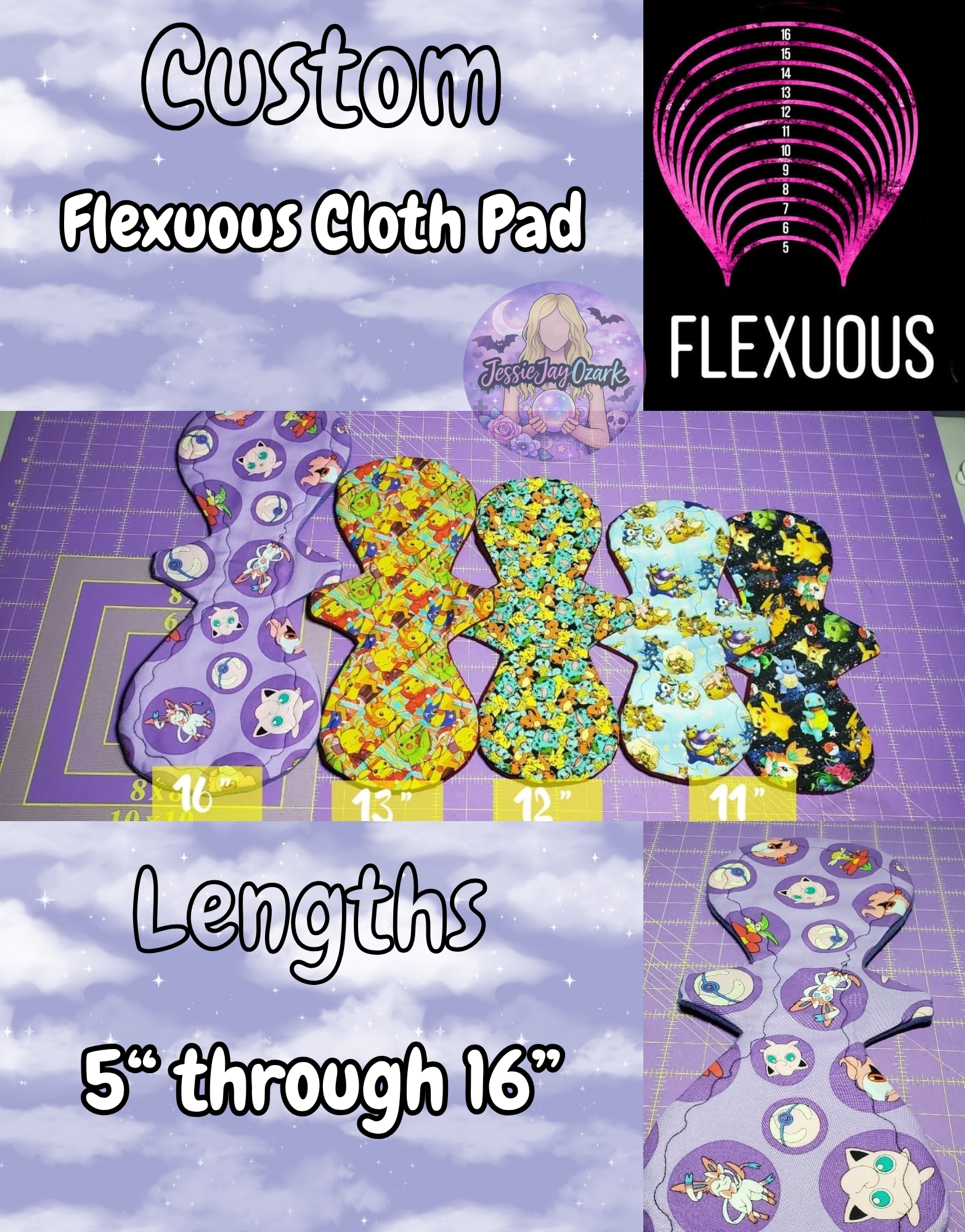 Custom Flexuous Cloth Pad