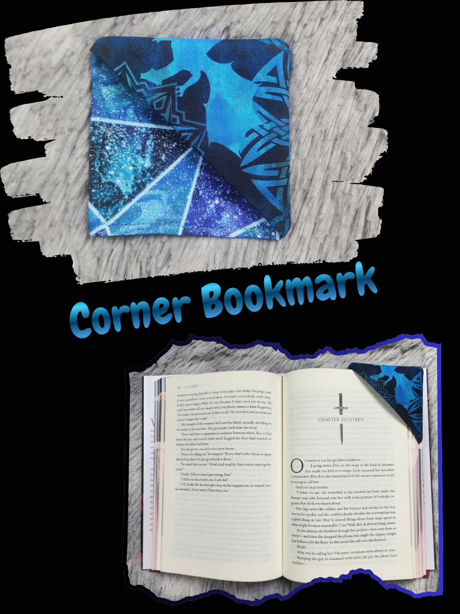 Corner Bookmark - Celtic Dragon Mandala