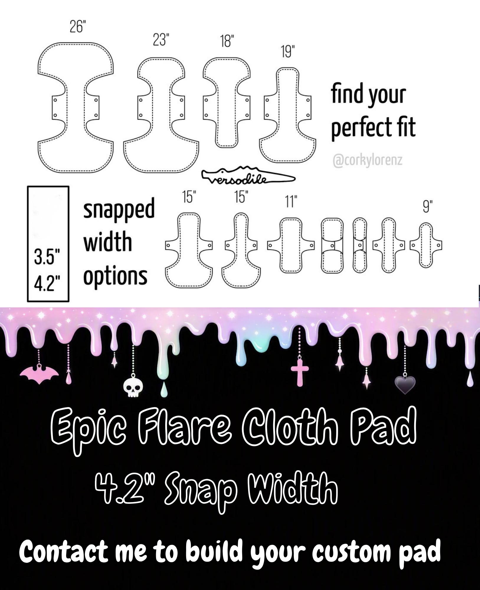 Custom Epic Flare Cloth Pad | Contact me to build
