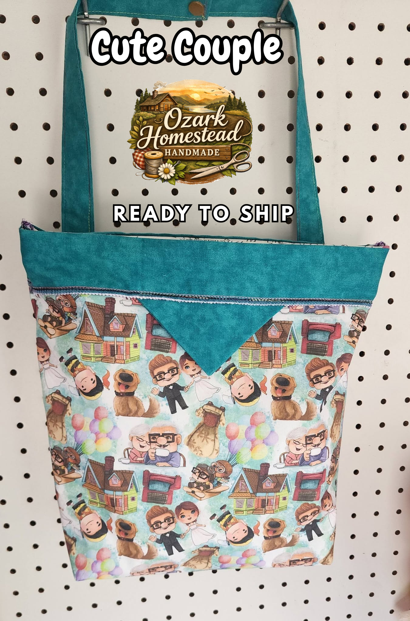 Snap‑Closed Hanging Car Trash Bag | Cute Couple, Pastel UP