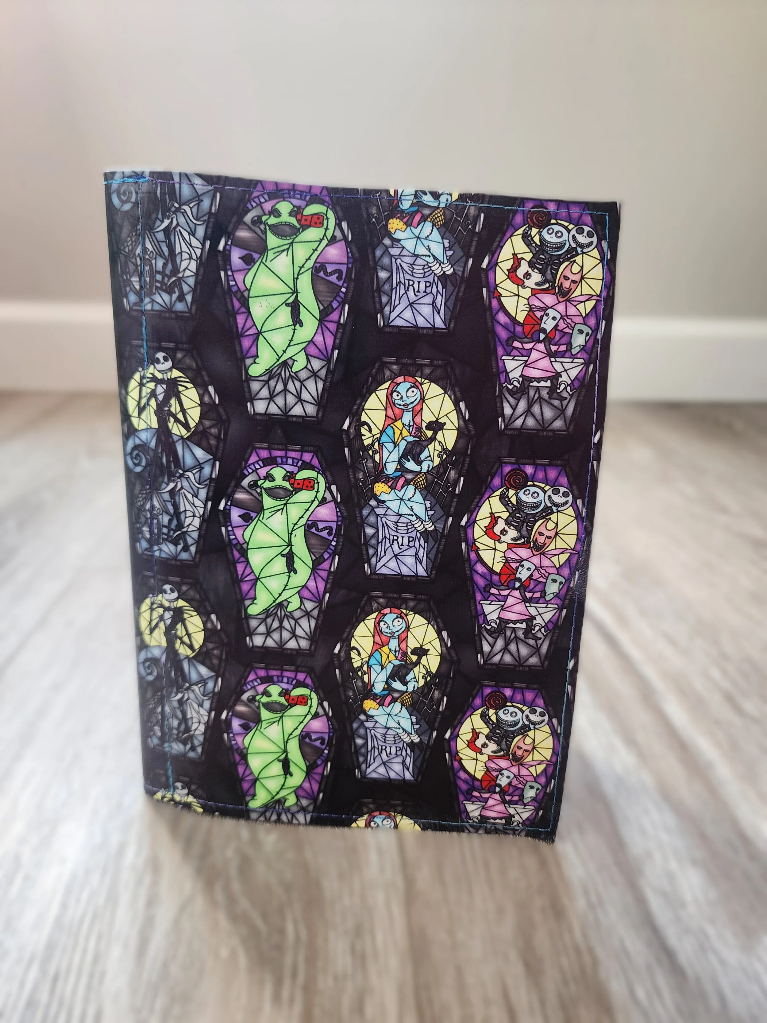 Moon Dance Notepad Holder | Jr Legal Pad Cover 5x8 | Stained Glass NBC