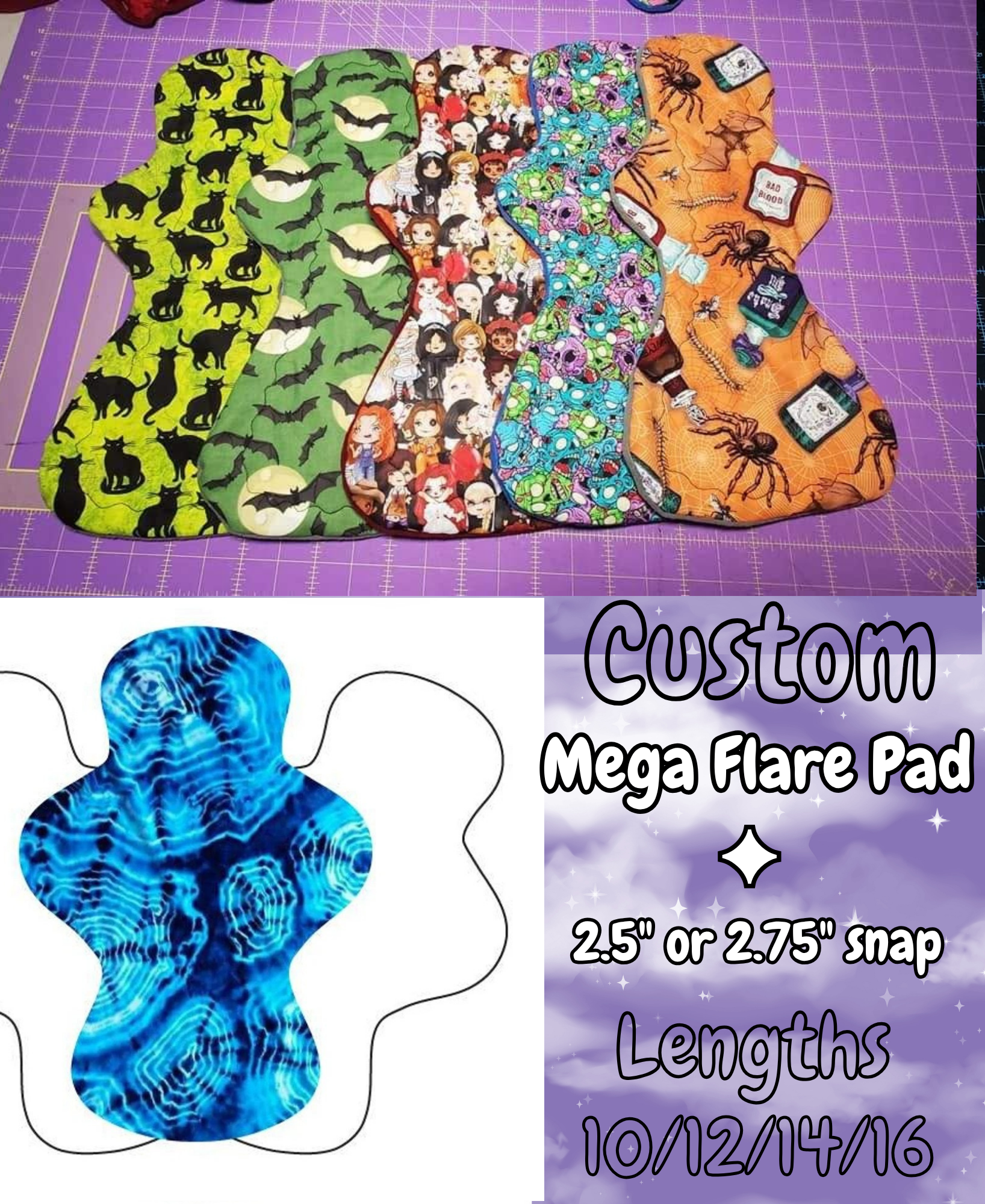 Custom Mega Flare Cloth Pad