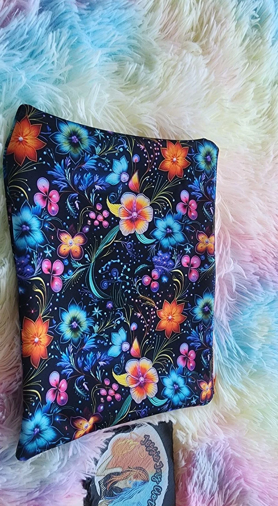 Small Zipper Closure Wet Bag | Floral Whisps