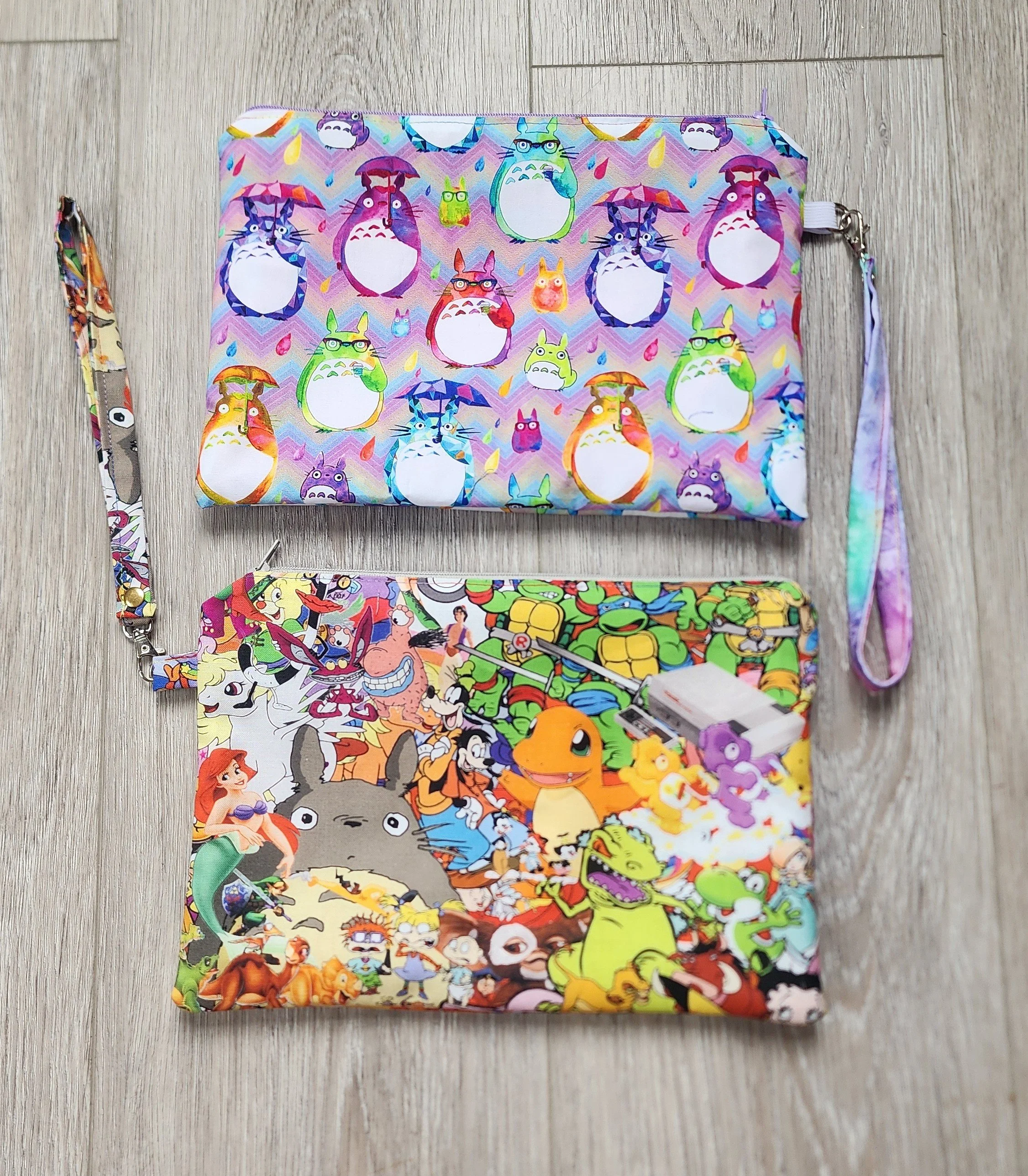 Choose your print 10x7 Wristlet Pouch | Vibrant Mash up Favorites