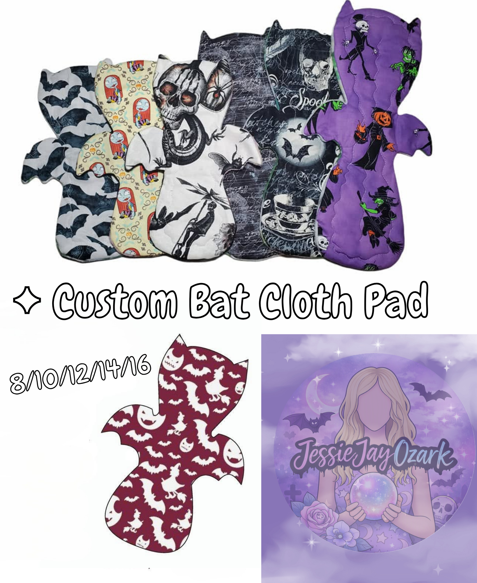Custom Bat Cloth Pad