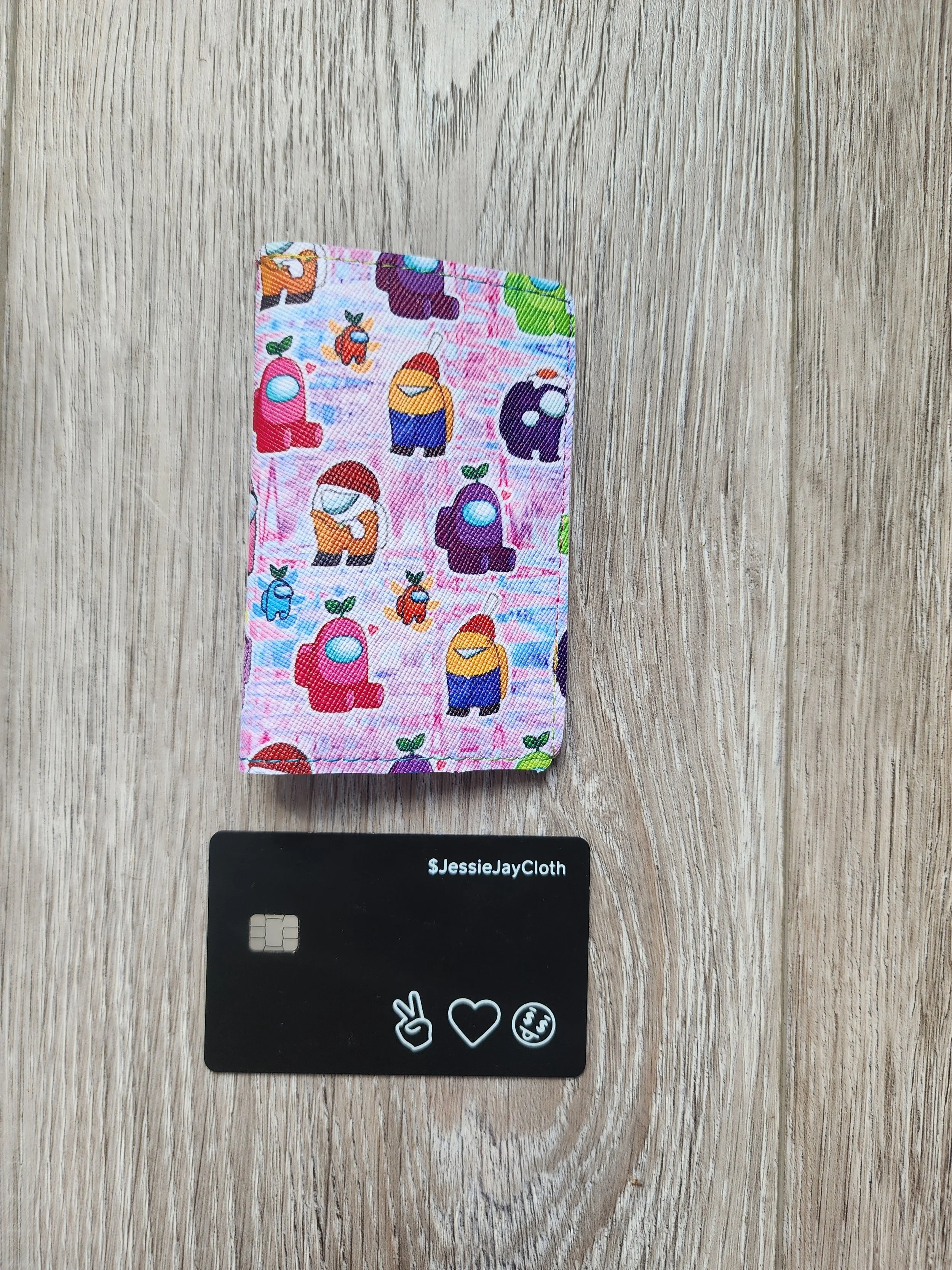 Minimalist Card Wallet | Holds 16–18 Cards | Pink Imposter