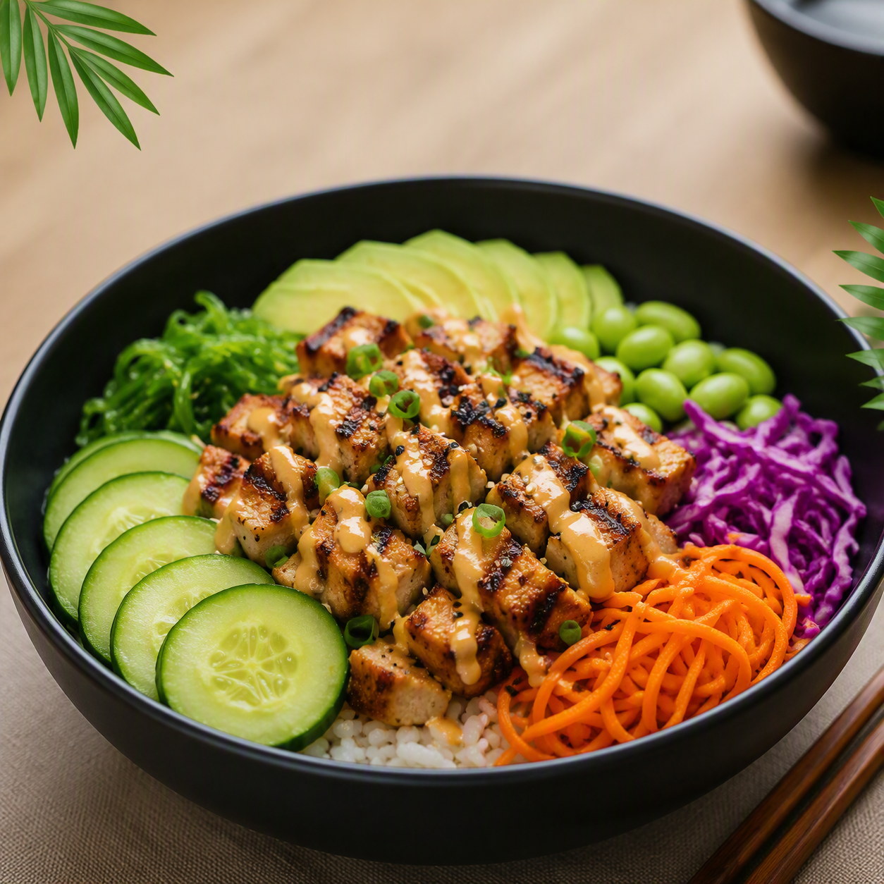 Chicken Poke Bowl