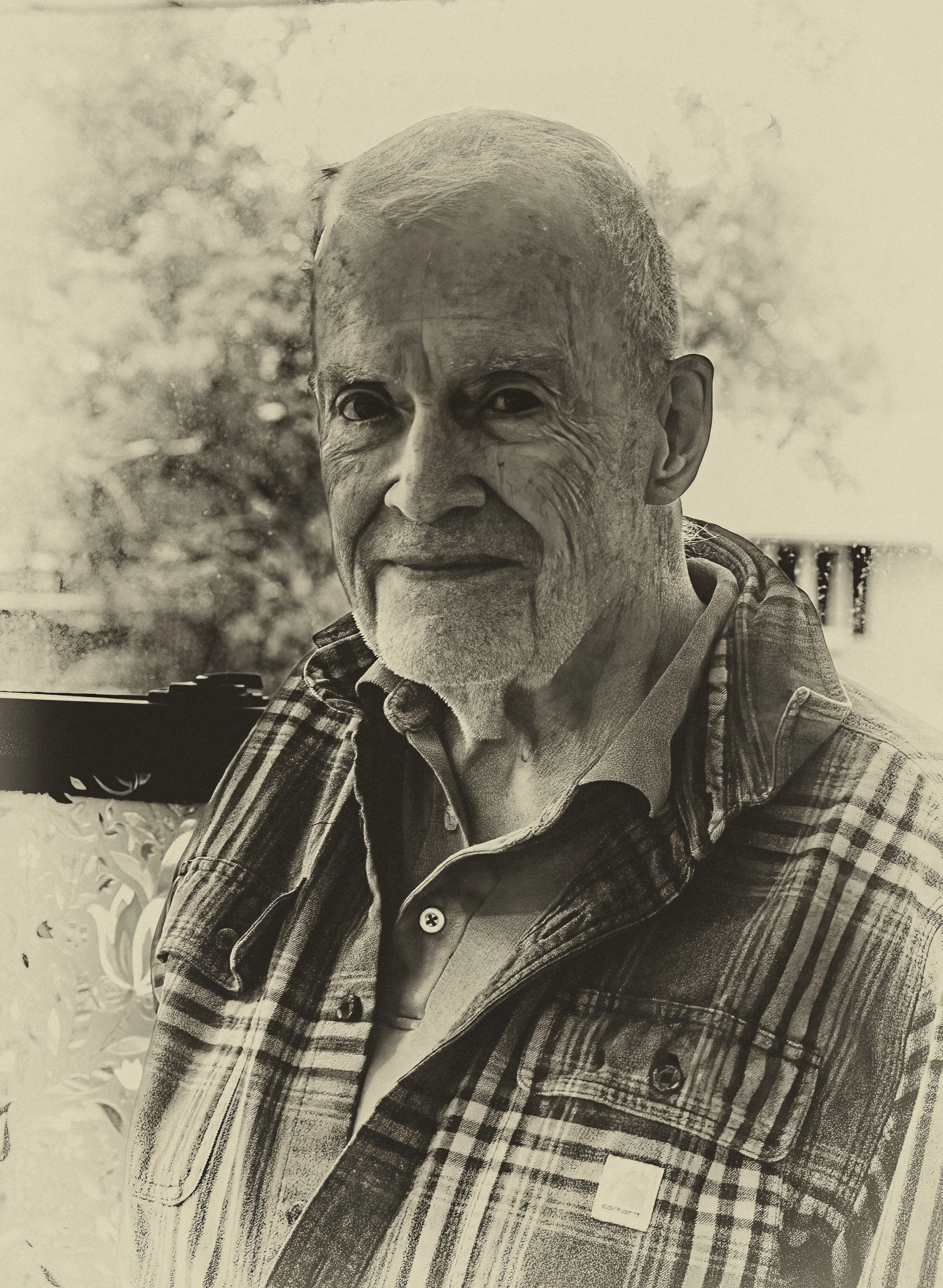 Craig at 84 in Sepia