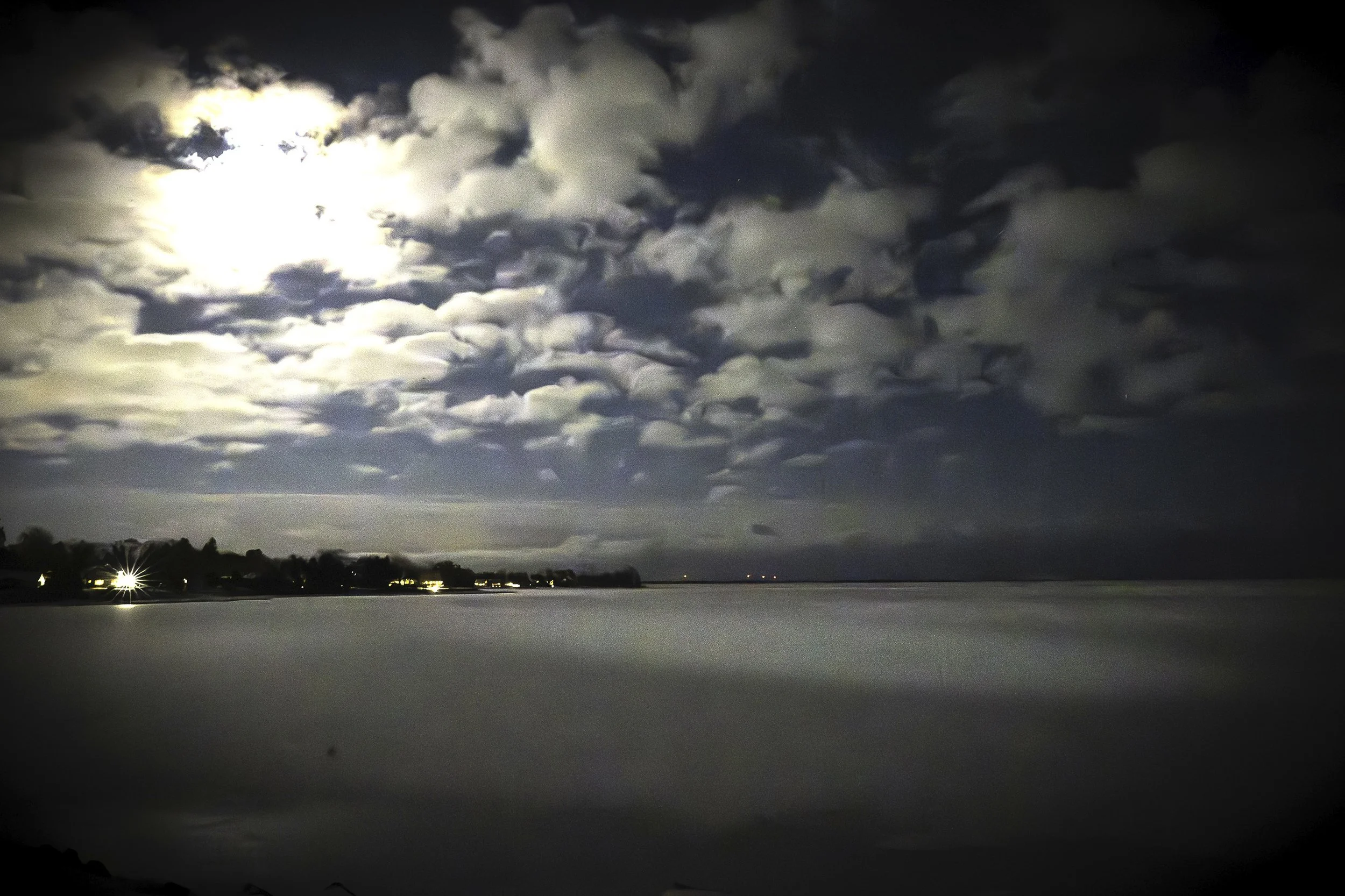 Moonlight on Lake Ontario