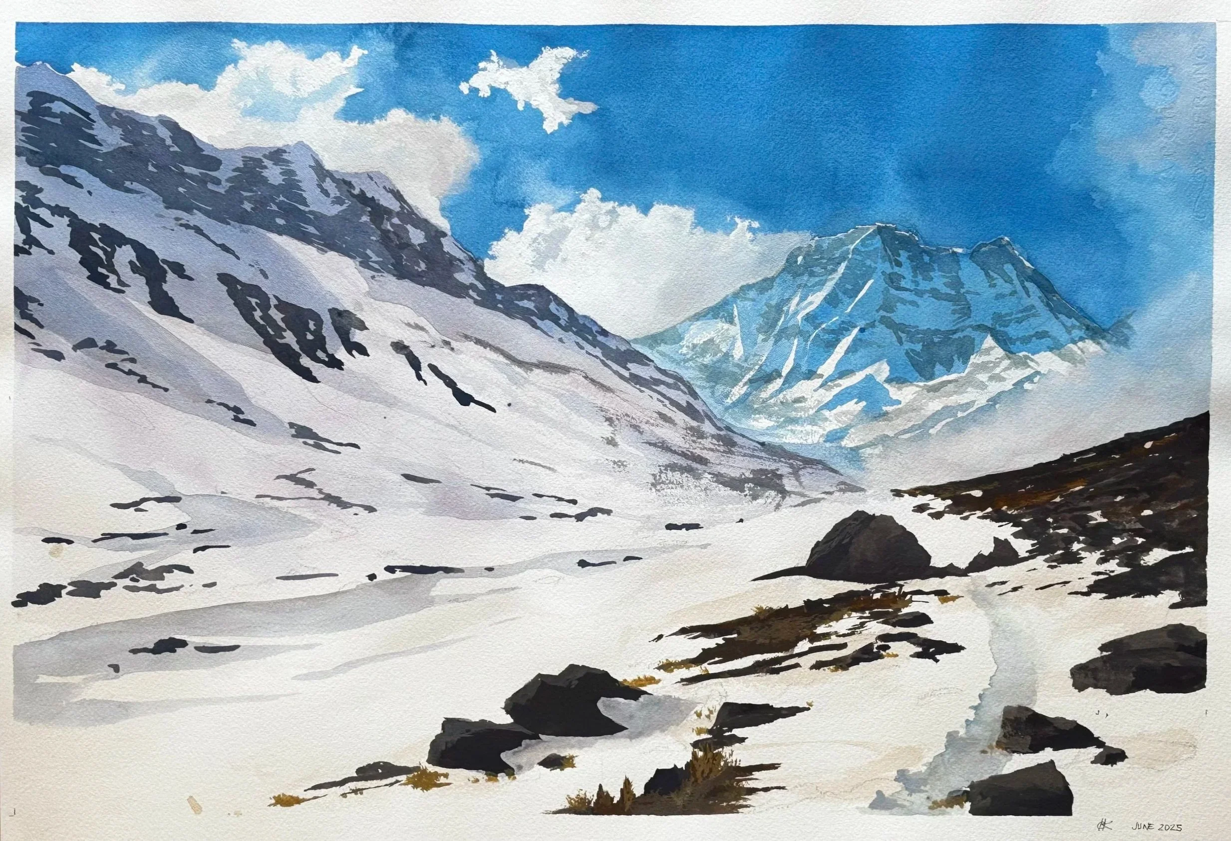 Mountain Study (2025) - SOLD