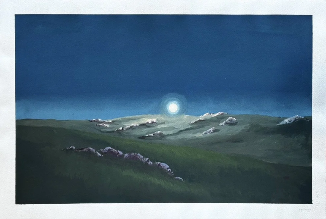 Moonlight Over Nudibranchs (2026) 23x15
